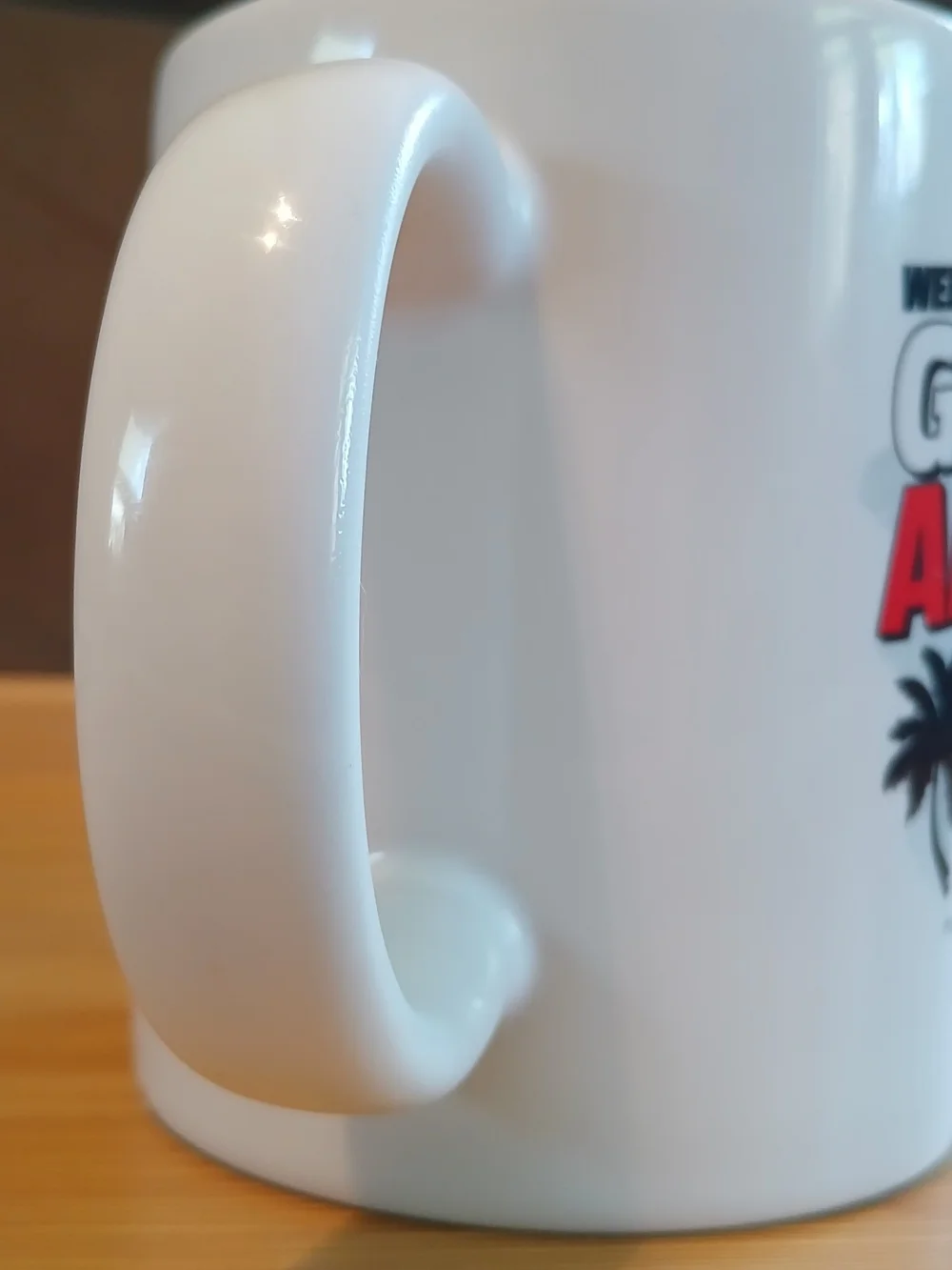 Welcome To The Gulf of America White Ceramic Coffee Mug Cup USA HF COORS